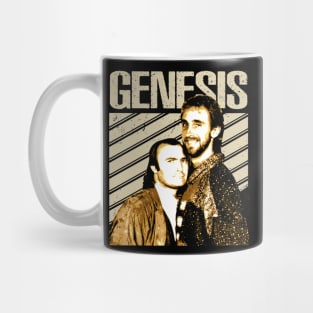 Watcher of the Threads Genesis Band T-Shirts, Keep a Stylish Vigil with Prog-Rock Flair Mug
